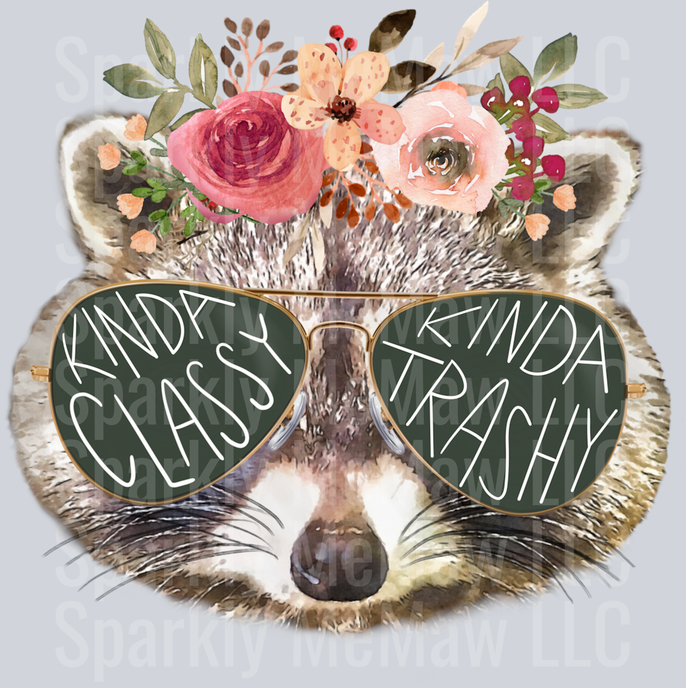 ClassyTrashy2 UV DTF Decal