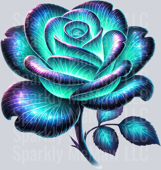 Fantasy Rose 4 UV DTF Decal