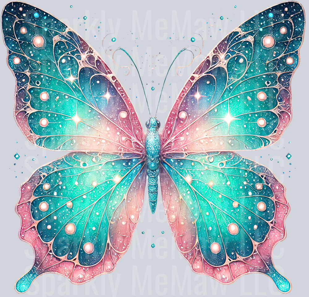 Dreamy Butterfly 3 UV DTF Decal