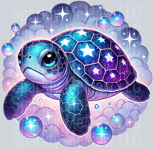 16 Colorful Turtle Clipart UV DTF Decal