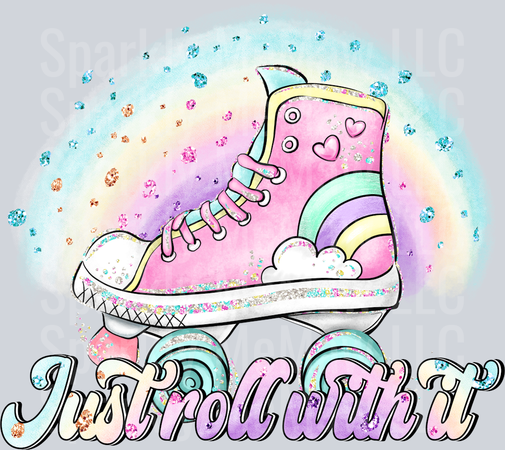 Just Roll with it UV DTF Decal