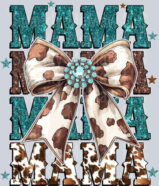 Western Mama UV DTF Decal
