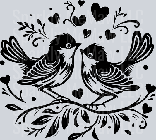 Bird UV DTF Clipart Decal 4