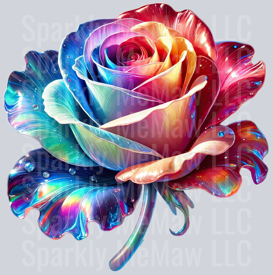 Fantasy Rose 41 UV DTF Decal