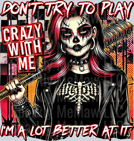 don_t try to play UV DTF Decal