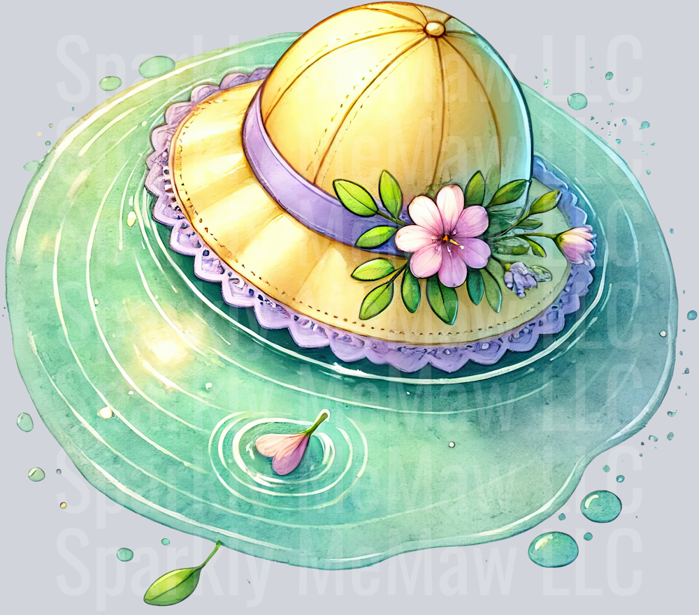 5 April Showers UV DTF Clip art Decal