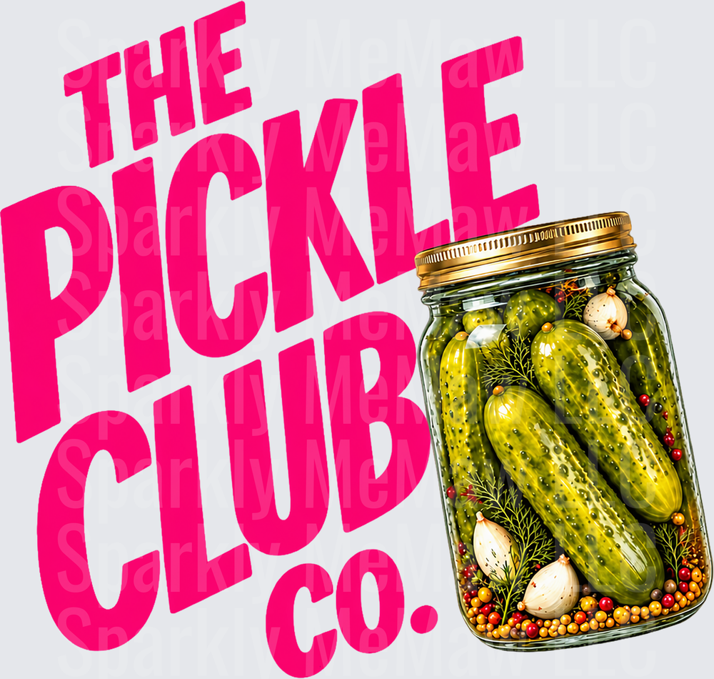 The Pickle Club Co. UV DTF Decal
