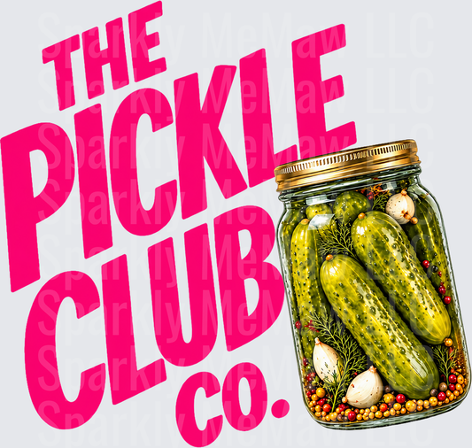 The Pickle Club Co. UV DTF Decal
