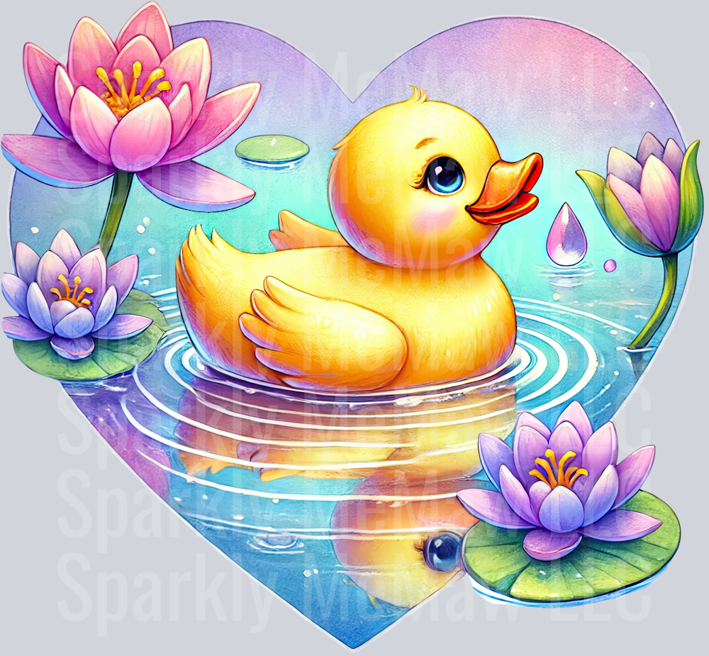 27 April Showers UV DTF Clip art Decal