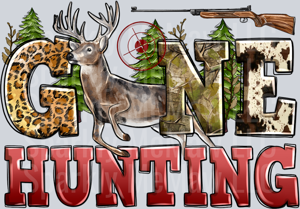 Gone Hunting (printed in width)