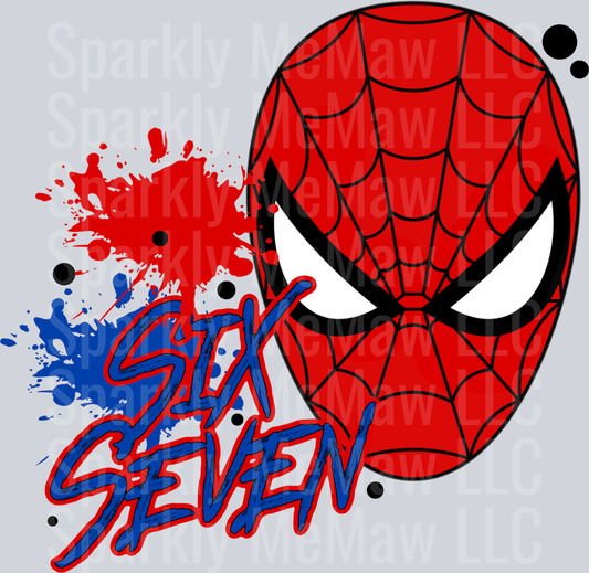 Spidey 1 67 DTF Transfer (Fabrics)