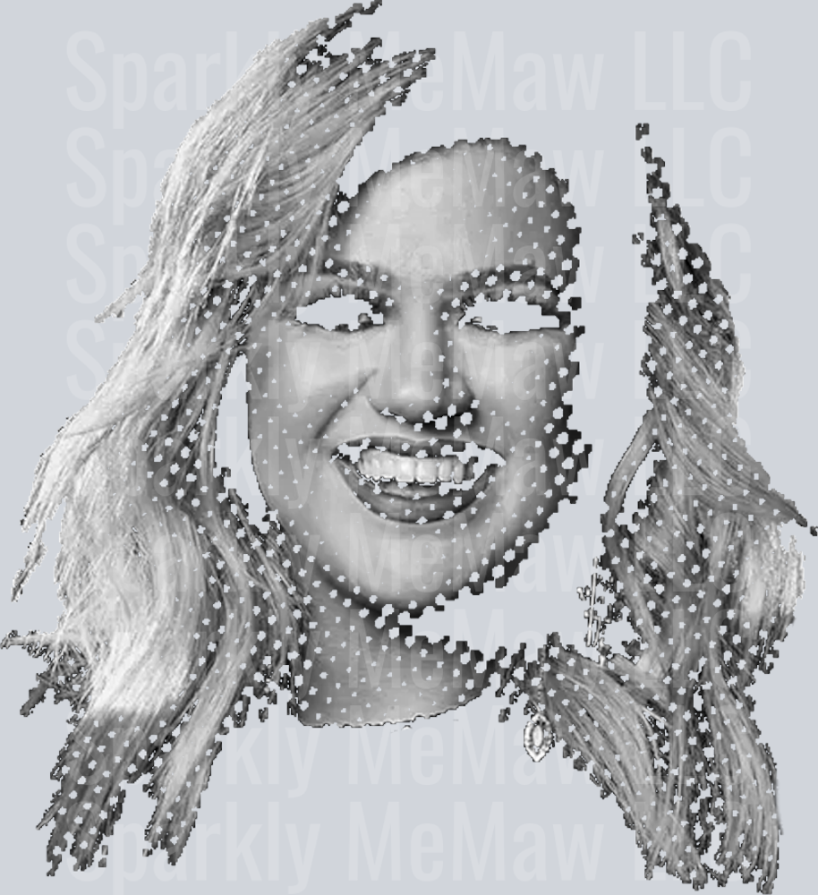 kelly Halftone DTF Transfer (Fabric)