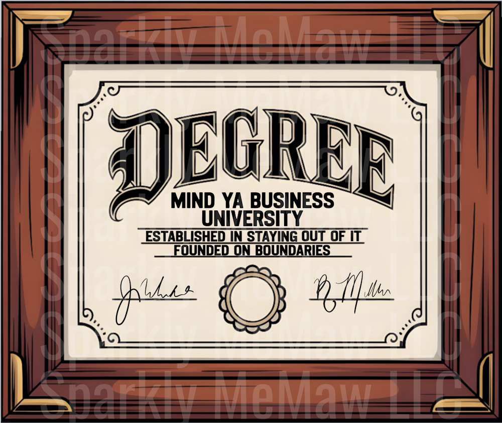 Degree UV DTF Decal
