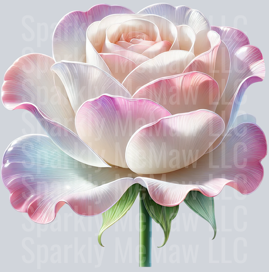 Fantasy Rose 22 UV DTF Decal