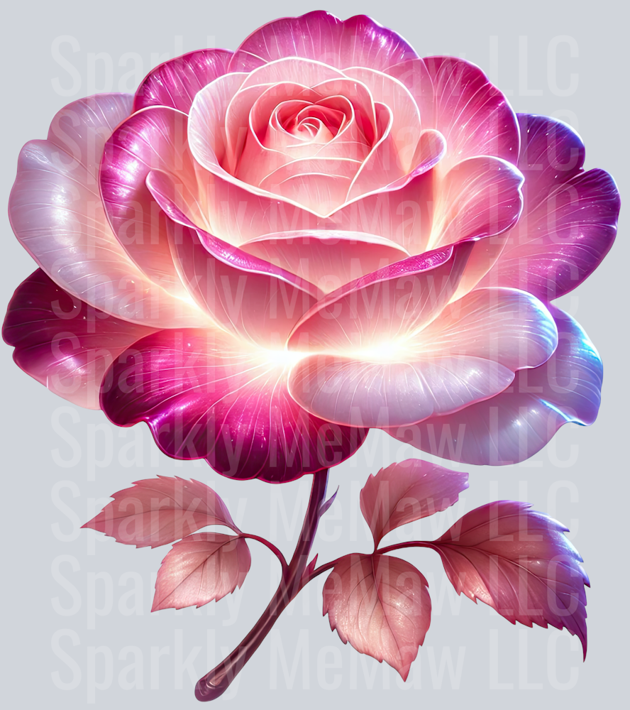 Fantasy Rose 19 UV DTF Decal