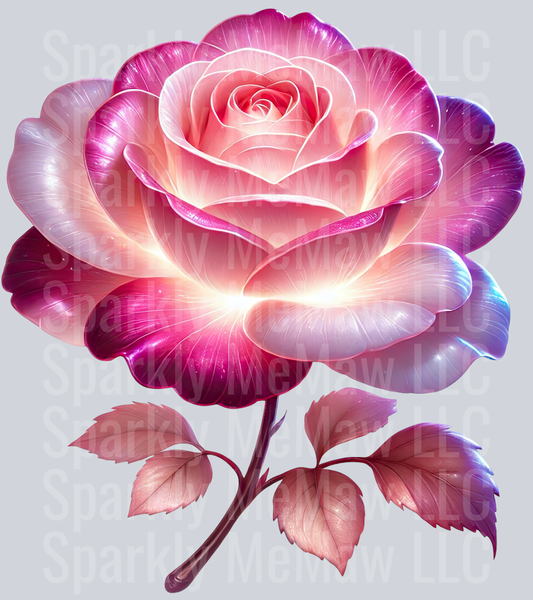 Fantasy Rose 19 UV DTF Decal