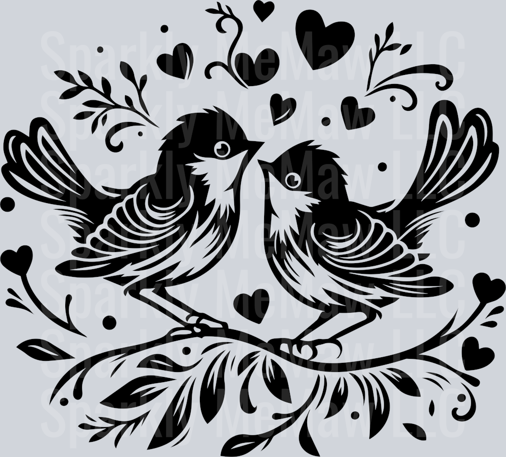 Bird UV DTF Clipart Decal 4