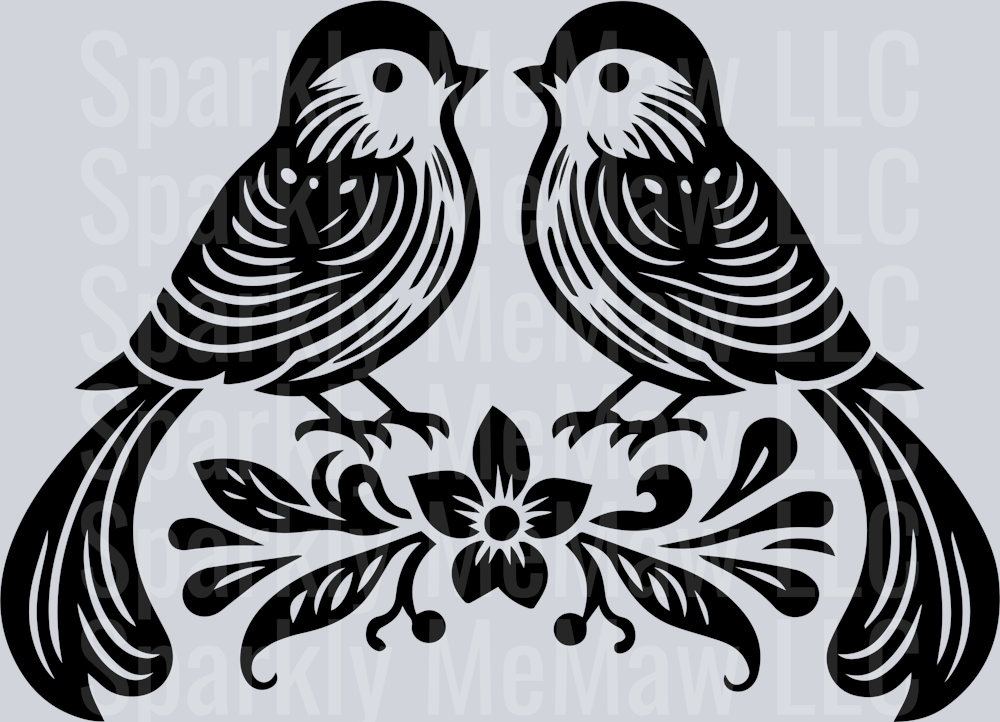Bird UV DTF Clipart Decal 10