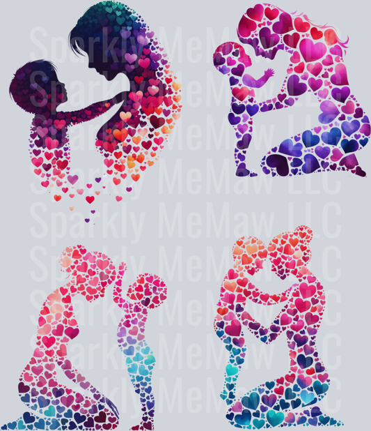 Mothers Love UV DTF Element Sheet