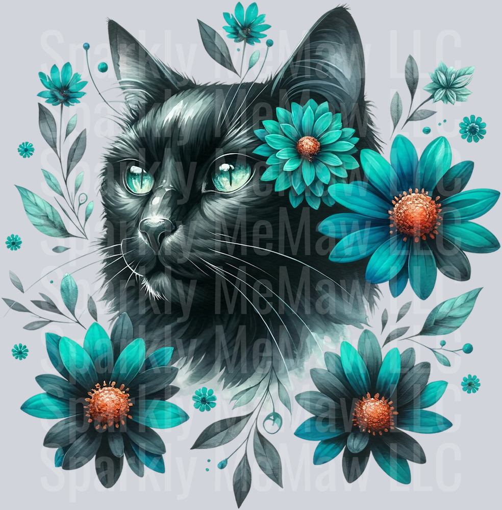 cat 21 Clip Art UV DTF Decal