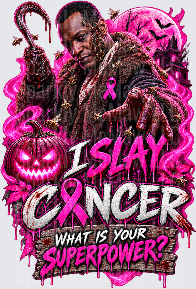 Candyman Breast Cancer Awareness This Is A UV DTF Decal