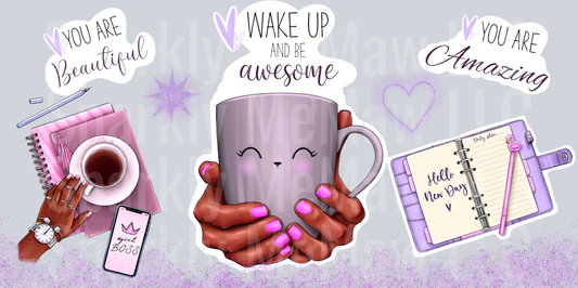 You are amazing 16 oz UV DTF Wrap