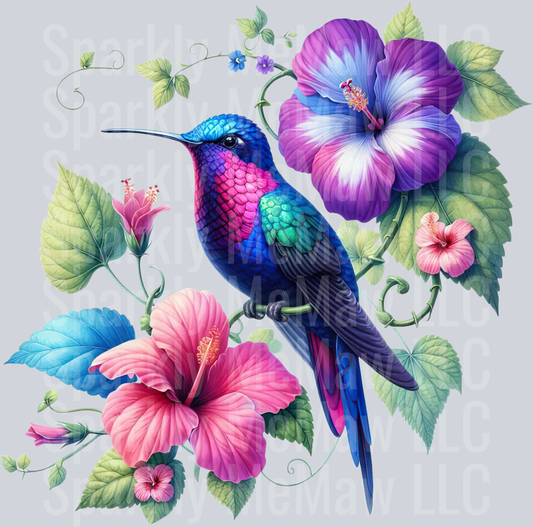 33 Hummingbird Clip Art UV DTF Decal