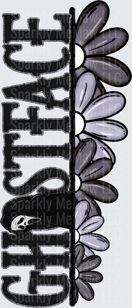 Blessed Purple Floral Border Design DTF Transfer for Fabric