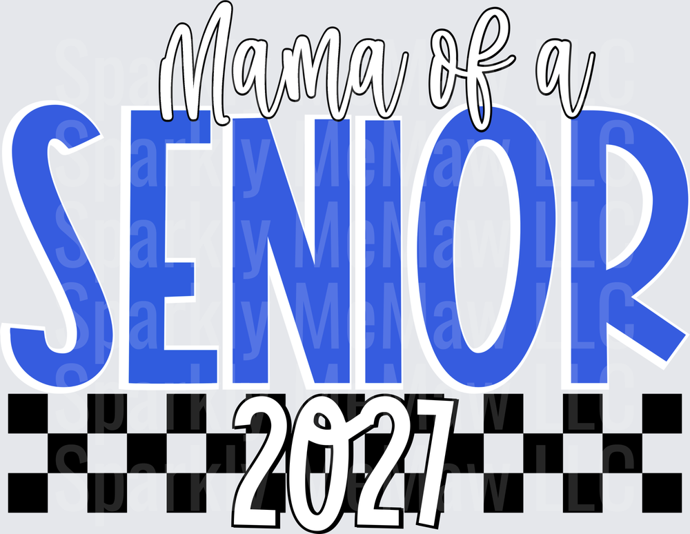 Mama of a Senior 2027 UV DTF Decal
