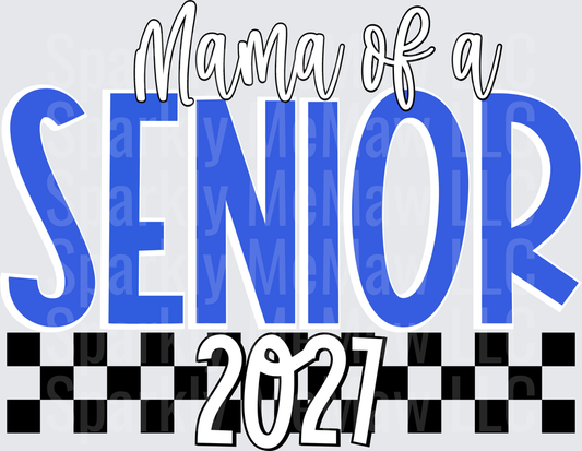 Mama of a Senior 2027 UV DTF Decal