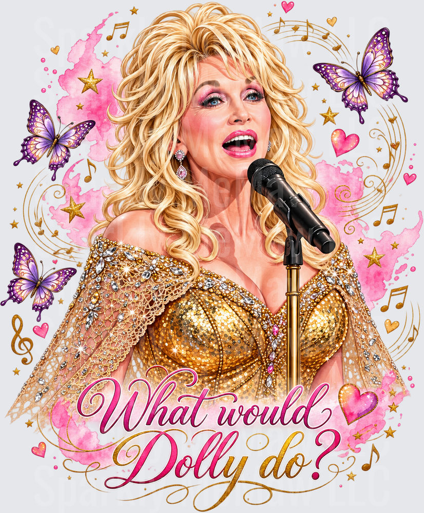 What Would Dolly Do UV Decal Decal
