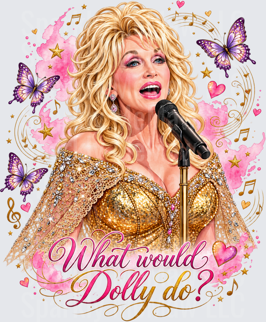 What Would Dolly Do UV Decal Decal