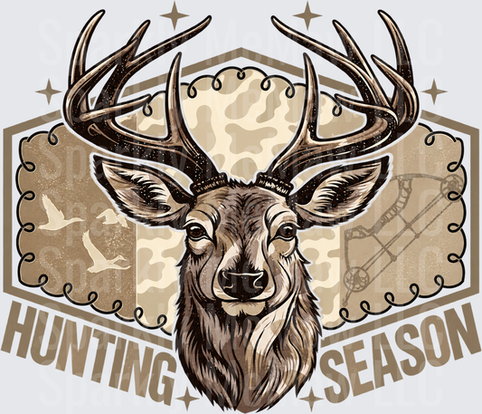 Hunting Season Buck UV DTF Decal