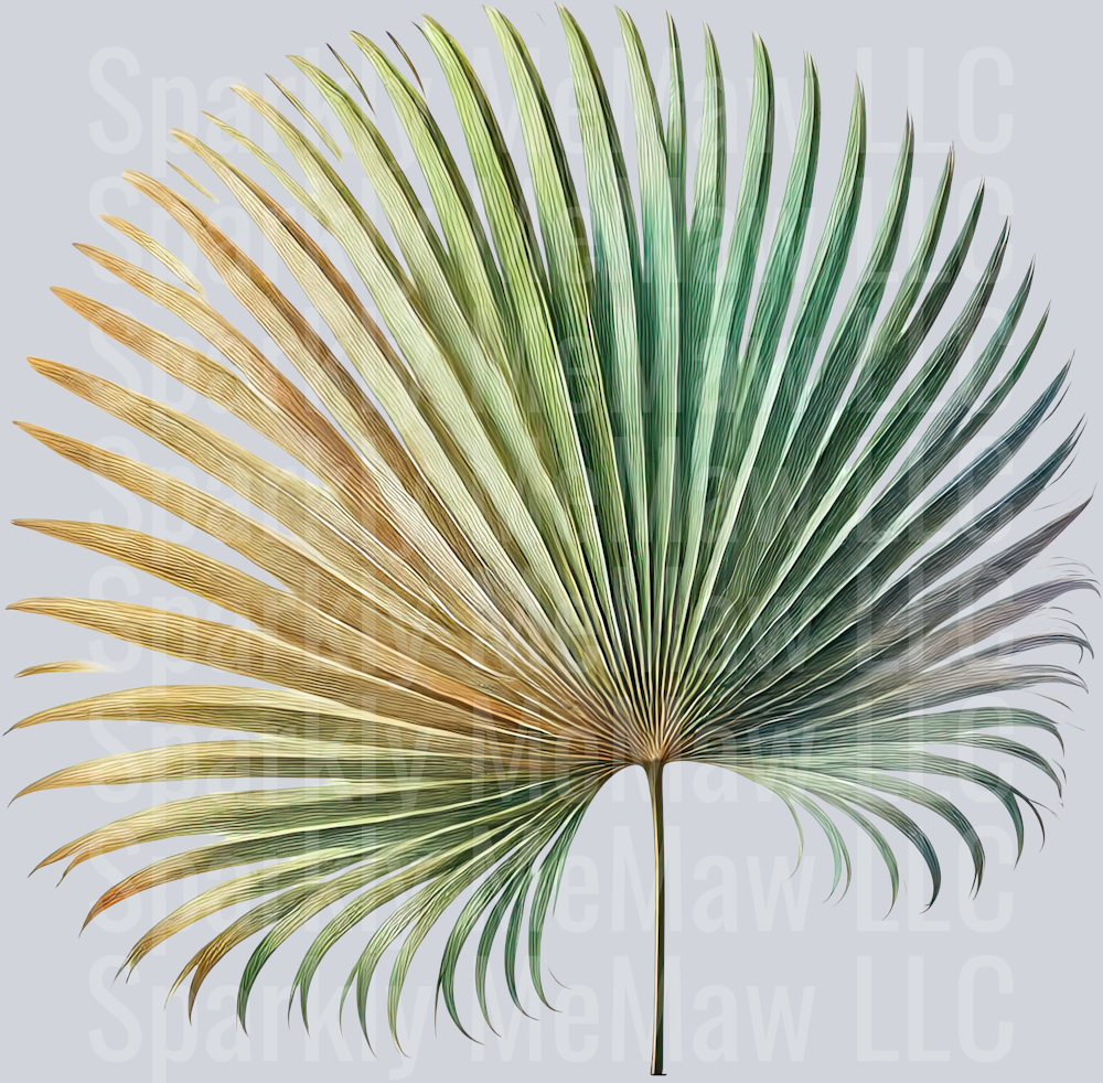 13 Tropical Leaves Clipart Decal