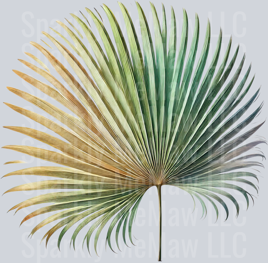 13 Tropical Leaves Clipart Decal