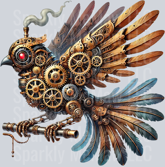 Steampunk Clip Art UV DTF Decal  18