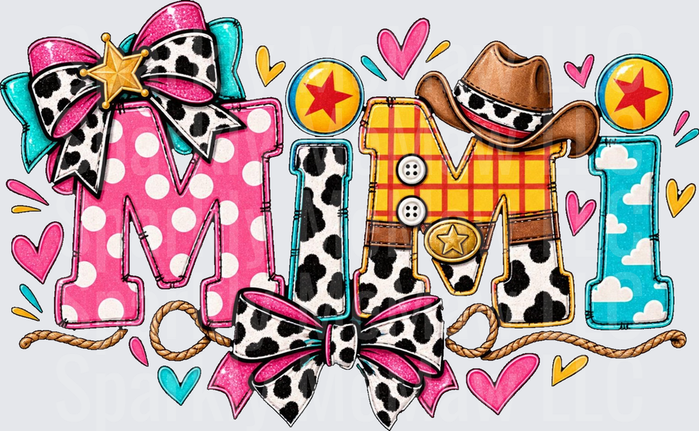 Toy Story Mimi UV DTF Decal