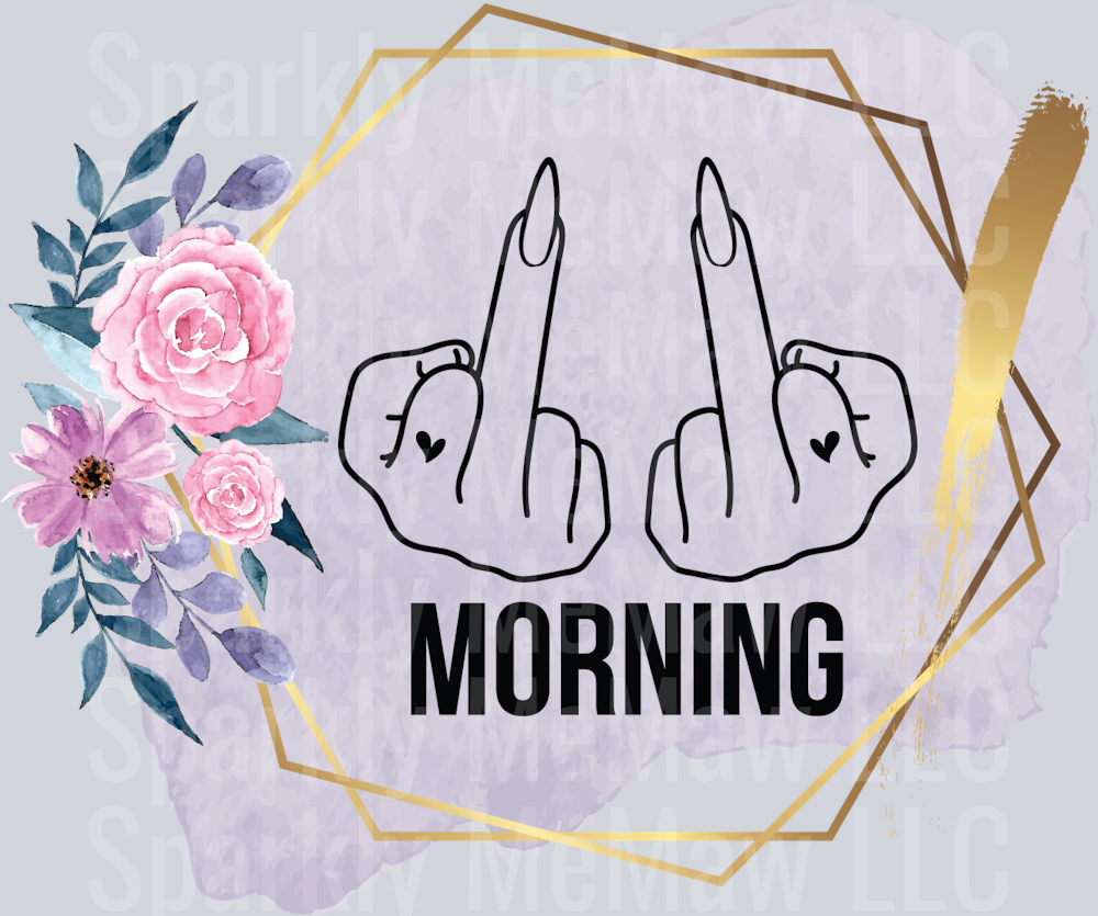 MORNING UV DTF Decal