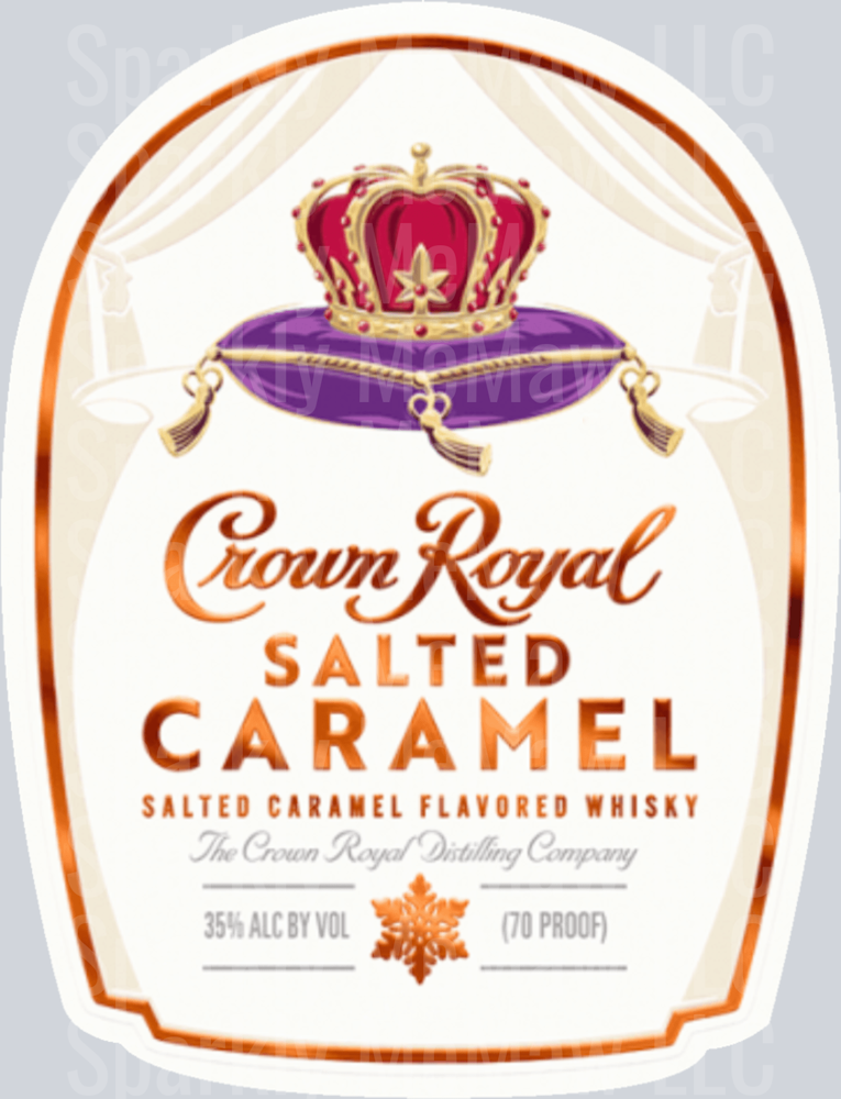 Salted Caramel_Crown Royal DTF Transfer (Fabrics)