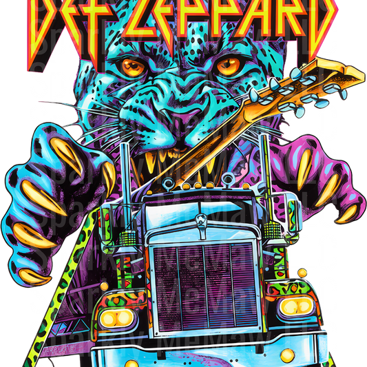 DEF LEPPARD WILD UV DTF Decal