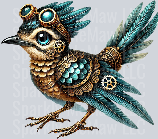 Road Runner SteamPunk UV DTF Decal 17
