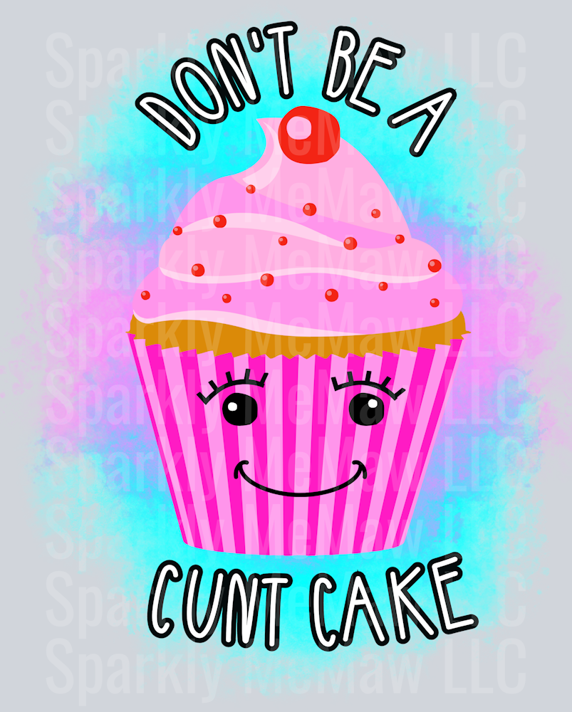 CuntCake UV DTF Decal