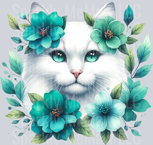 cat 14 Clip Art UV DTF Decal