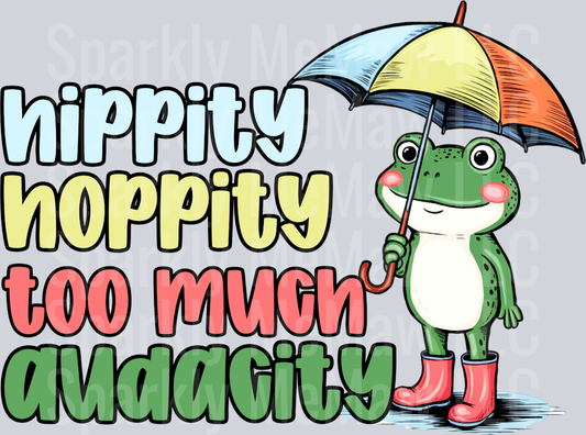 Hippity hoppity UV DTF DECAL SET 5 AND 4 INCH