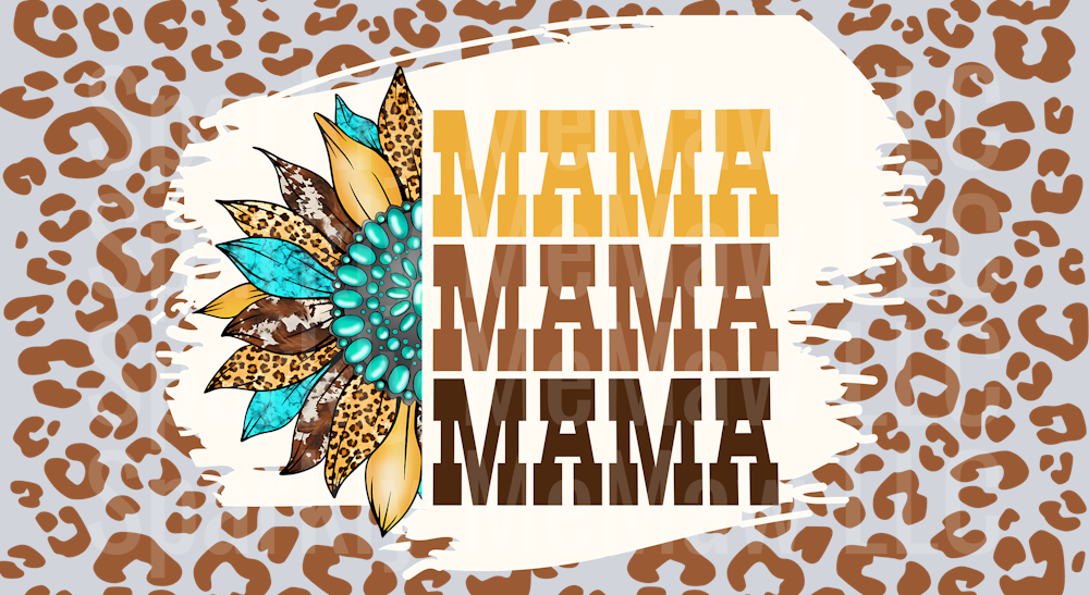Retro Mama 16 oz UV DTF Wrap