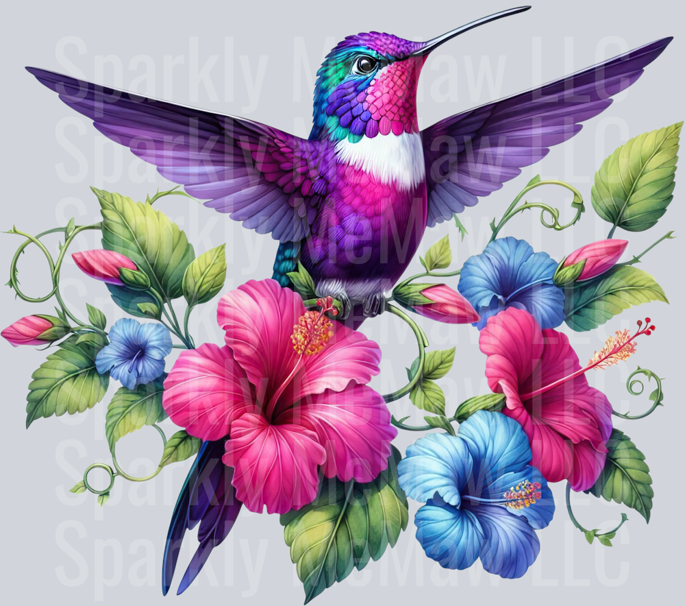 35 Hummingbird Clip Art UV DTF Decal
