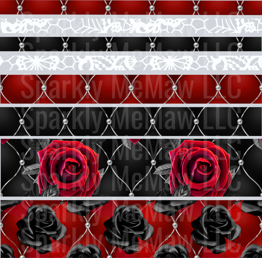 Elegent rose Sheet 1 10x10 UV DTF Sheet