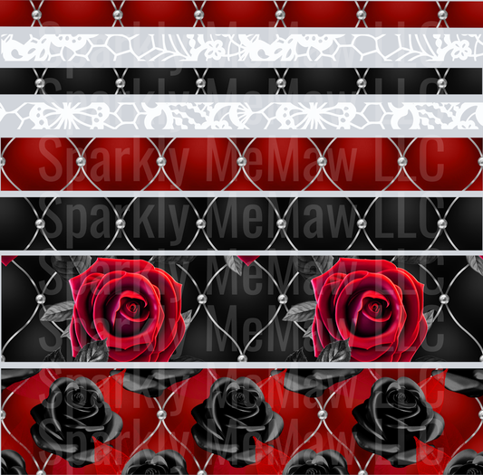 Elegent rose Sheet 1 10x10 UV DTF Sheet
