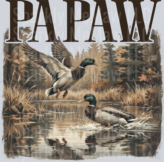 PAPAW Duck UV DTF DECAL