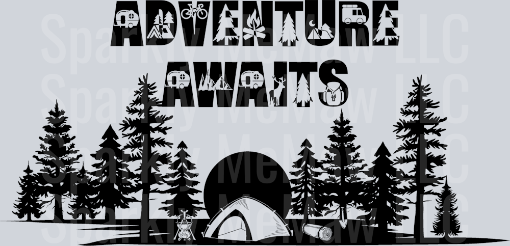 outdoors-ADVENTURE Awaits 16 oz UV DTF Wrap